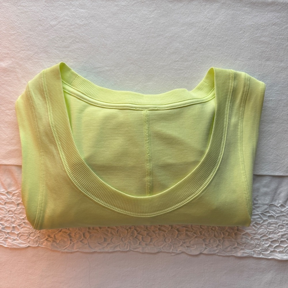 Lululemon All Yours Tank Maxi Dress Crispin Green Pima Cotton Size 6 Sleeveless - Picture 17 of 17